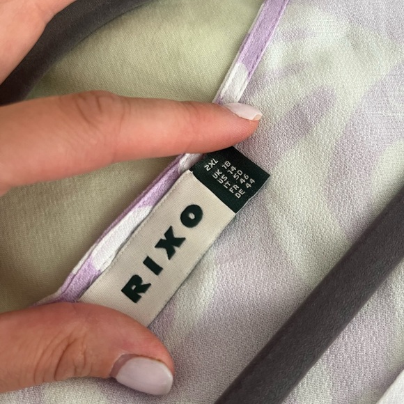 Rixo Alondra Dress - Elegant Lavender Floral Maxi Dress - Picture 7 of 8